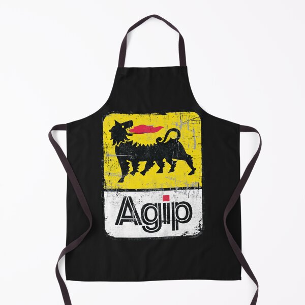 Item preview, AGIP Lubricants Logo 1968 – 1998 Distressed version Vintage designed and sold by 1A42HBdesign.