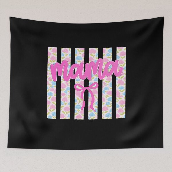 Item preview, Striped Floral Mama Coquette designed and sold by Ctiborbrabec.