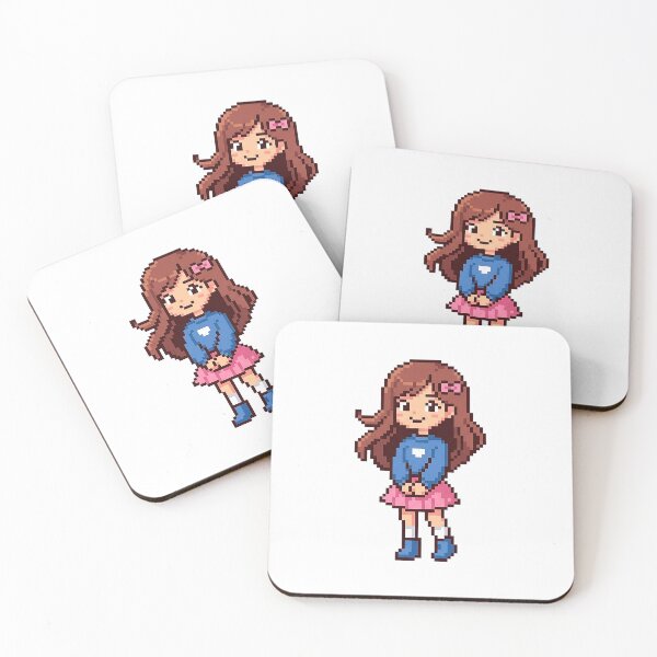 Item preview, UHD Pretty Pixel Girl Under Sunny Sky designed and sold by ABArtByAlexST.