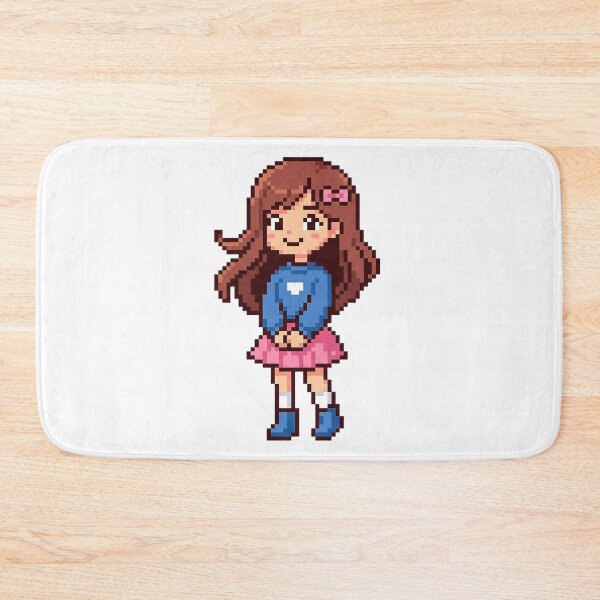 Item preview, UHD Pretty Pixel Girl Under Sunny Sky designed and sold by ABArtByAlexST.
