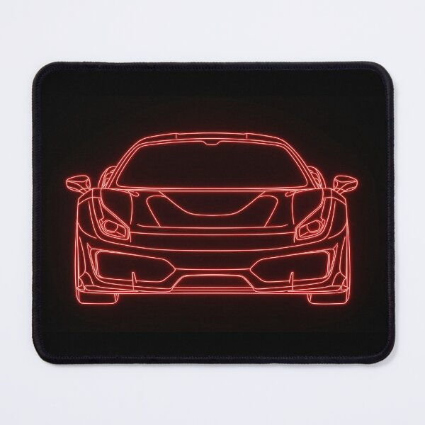 Item preview, Twin-Turbo Italian Track Focused Exotic Supercar Neon Art designed and sold by KeremYurtseven.