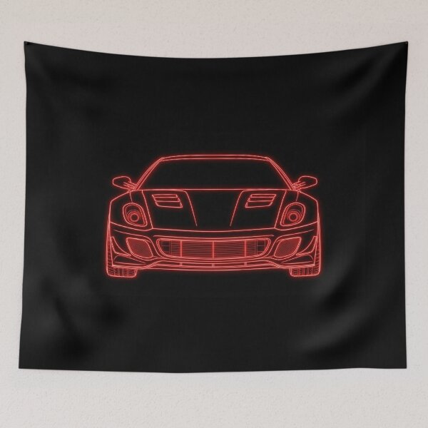 Item preview, Front Engine V12 Italian Gran Turismo Legend Glowing Design designed and sold by KeremYurtseven.