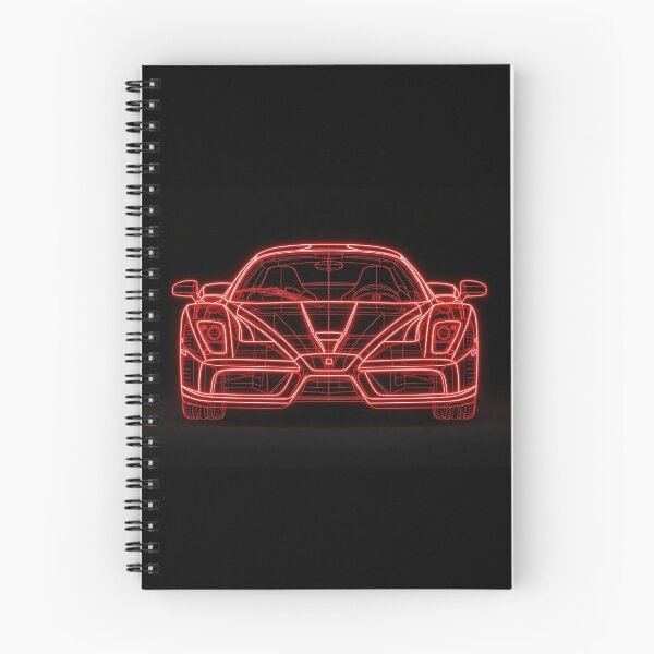 Item preview, 2000s F1 Inspired Italian V12 Hypercar Retro Neon Wireframe designed and sold by KeremYurtseven.