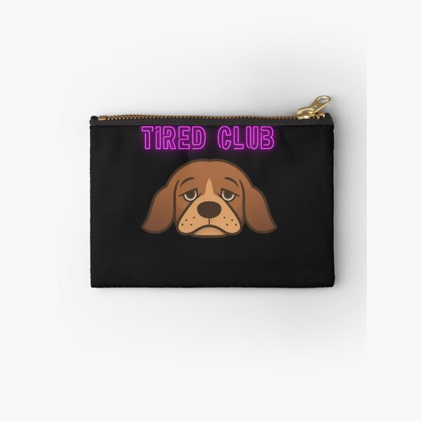 Item preview, Tired Club Dog Funny Sad Puppy Meme Shirt designed and sold by GigaFactory.