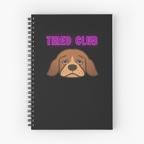 Item preview, Tired Club Dog Funny Sad Puppy Meme Shirt designed and sold by GigaFactory.
