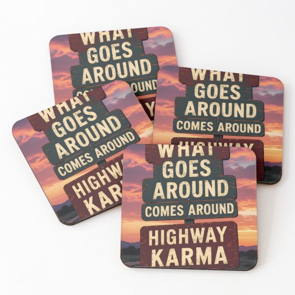 Item preview,  Highway Karma - Vintage Distressed Typography designed and sold by SoulGraphixx.