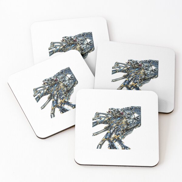 Item preview, Cyber Spiny Lobster – Metallic Ocean Predator designed and sold by RaccoonFish.