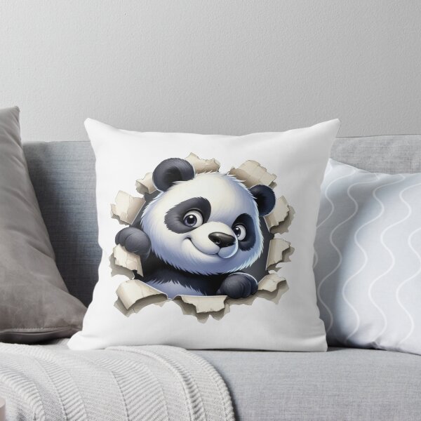 Item preview,  Treść wiadomości Gemini Cute 3D Realistic Panda Paper Rip designed and sold by KrisGraphic45.