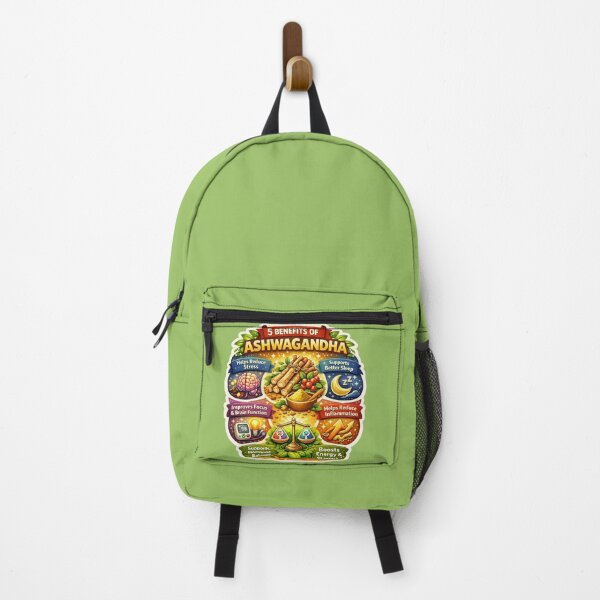 Item preview, 5 Benefits of Ashwagandha, Herbal Wellness, Stress Relief, Sleep & Energy Boost Design designed and sold by Right-UR.