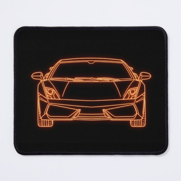 Item preview, Lightweight V10 Italian Raging Bull Exotic Car Neon Silhouette designed and sold by KeremYurtseven.