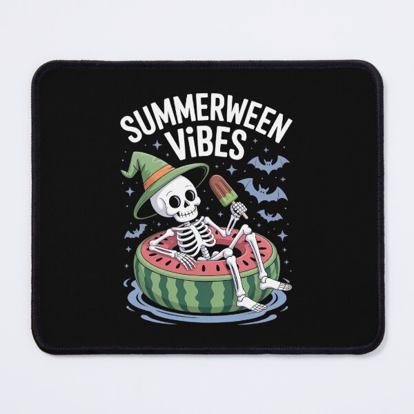 Item preview, Summerween Vibes Spooky Skeleton Halloween Beach Watermelon designed and sold by VENOM0RIOT.