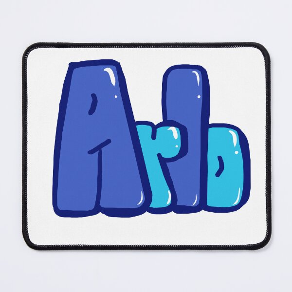 Item preview, Arlo name in blue bubble letters. Top 10 best personalized gifts for boys and men named Arlo designed and sold by Artonmytee.
