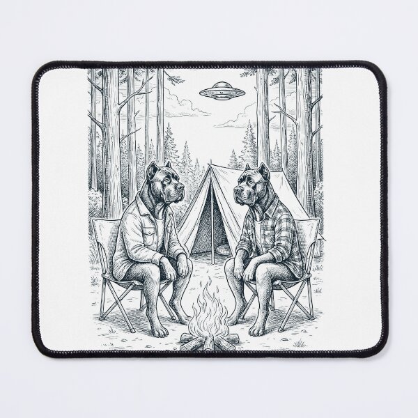 Item preview, Vintage Cane Corso Camping UFO Dog Mom Dad Lover designed and sold by TerryConnells.