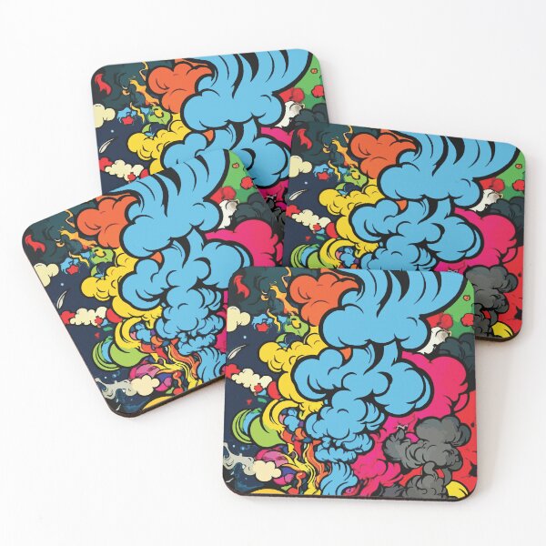 Item preview, Colorful Graffiti Smoke Explosion designed and sold by BrownHorse90s.