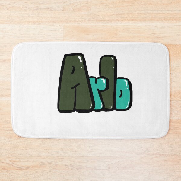 Item preview, Arlo name in green bubble letters. Top 10 best personalized gifts for boys and men named Arlo designed and sold by Artonmytee.