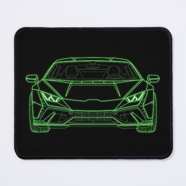 Item preview, Modern V10 Wedge Shaped Italian Track Supercar Synthwave Art designed and sold by KeremYurtseven.
