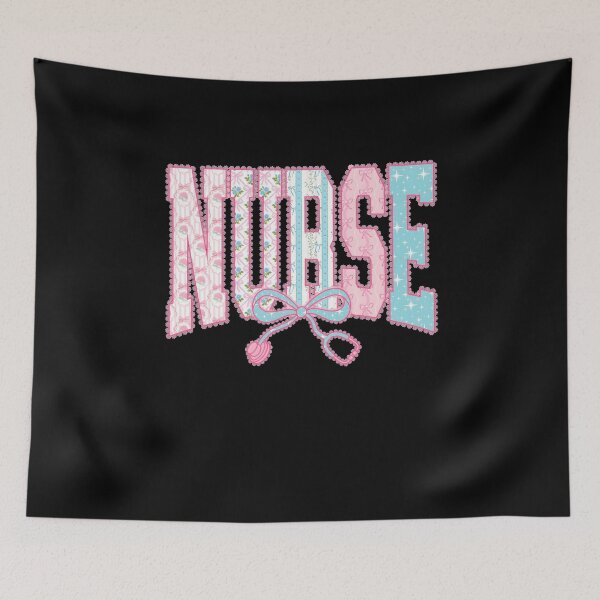 Item preview, Nurse Floral Lace Coquette Bow designed and sold by Ctiborbrabec.