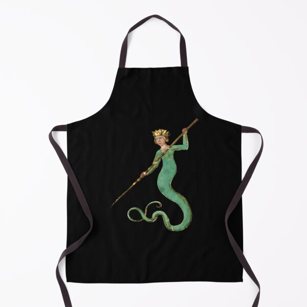 Item preview, Bizarre Medieval Marginalia Mermaid Art designed and sold by vqlpzeutv73.