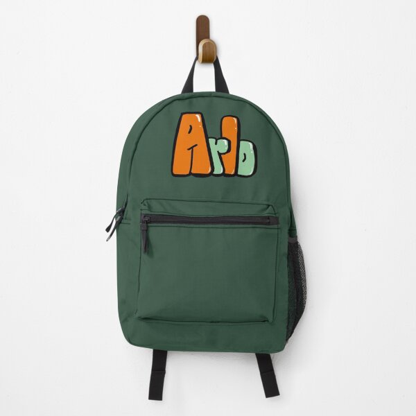 Item preview, Arlo name in orange and sage green bubble letters. Top 10 best personalized gifts for boys and men named Arlo designed and sold by Artonmytee.
