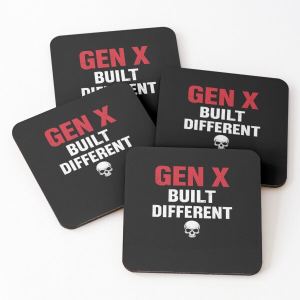Item preview, Gen X Built Different Shirt Funny Retro Generation X Vintage 80s 90s Tee designed and sold by VibeOffline Studio.