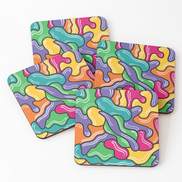 Item preview, 70s Groovy Abstract Liquid Pattern designed and sold by BrownHorse90s.