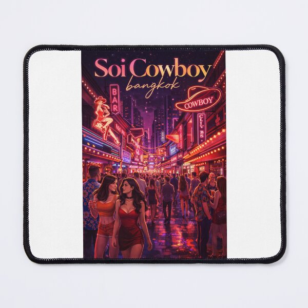 Item preview, Soi Cowboy Bangkok Neon District with Sukhumvit Nightlife and City Streets designed and sold by Places On Earth.