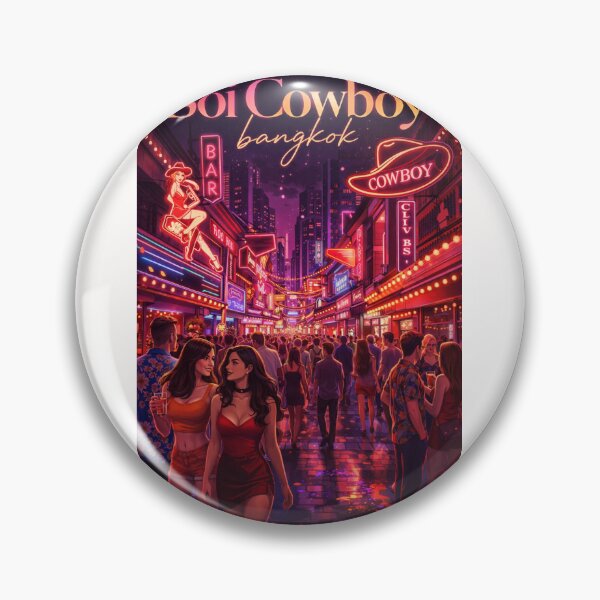 Item preview, Soi Cowboy Bangkok Neon District with Sukhumvit Nightlife and City Streets designed and sold by Places On Earth.