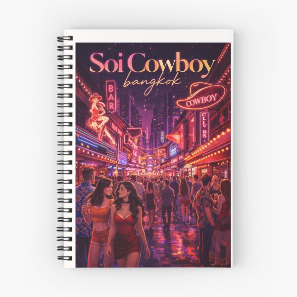 Item preview, Soi Cowboy Bangkok Neon District with Sukhumvit Nightlife and City Streets designed and sold by Places On Earth.