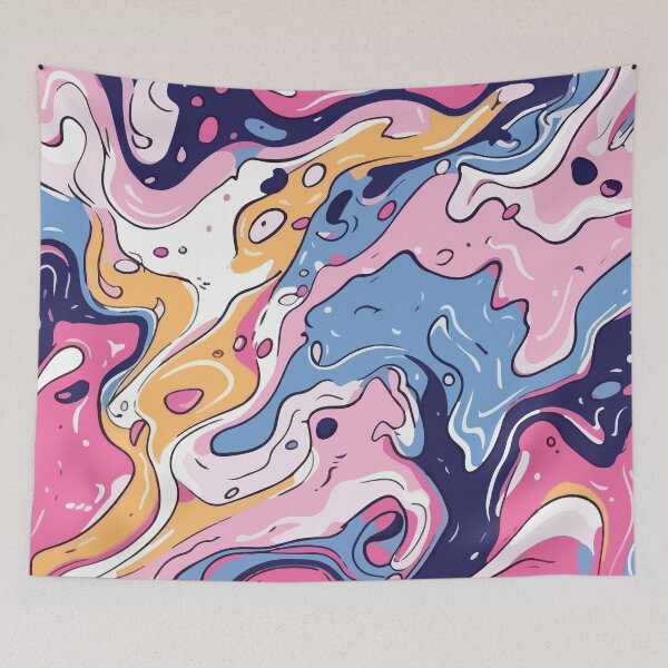 Item preview, Aesthetic Pastel Marble Swirl designed and sold by BrownHorse90s.