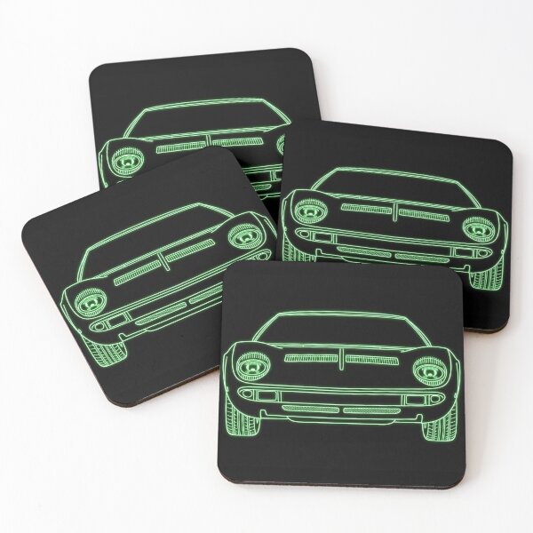 Item preview, The Original 1960s Transverse V12 Supercar Pioneer Neon Art designed and sold by KeremYurtseven.