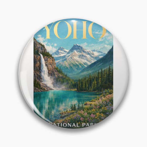 Item preview, Yoho National Park Emerald Lake Mount Burgess Takakkaw Falls Canadian Rockies designed and sold by Places On Earth.