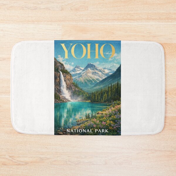 Item preview, Yoho National Park Emerald Lake Mount Burgess Takakkaw Falls Canadian Rockies designed and sold by Places On Earth.