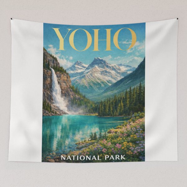 Item preview, Yoho National Park Emerald Lake Mount Burgess Takakkaw Falls Canadian Rockies designed and sold by Places On Earth.