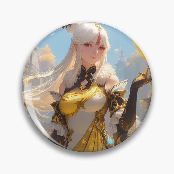 Item preview, Ningguang Genshin Impact Geo Elegance In Liyue Golden Light designed and sold by Tokyonomad.