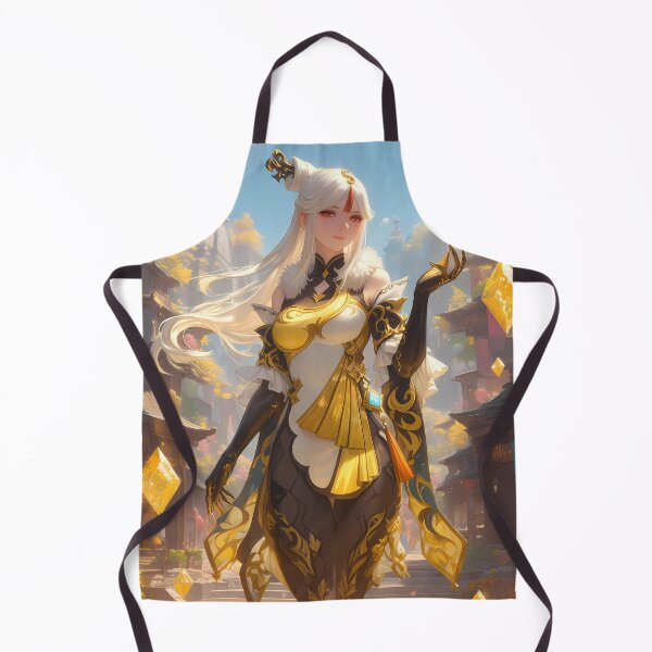 Item preview, Ningguang Genshin Impact Geo Elegance In Liyue Golden Light designed and sold by Tokyonomad.