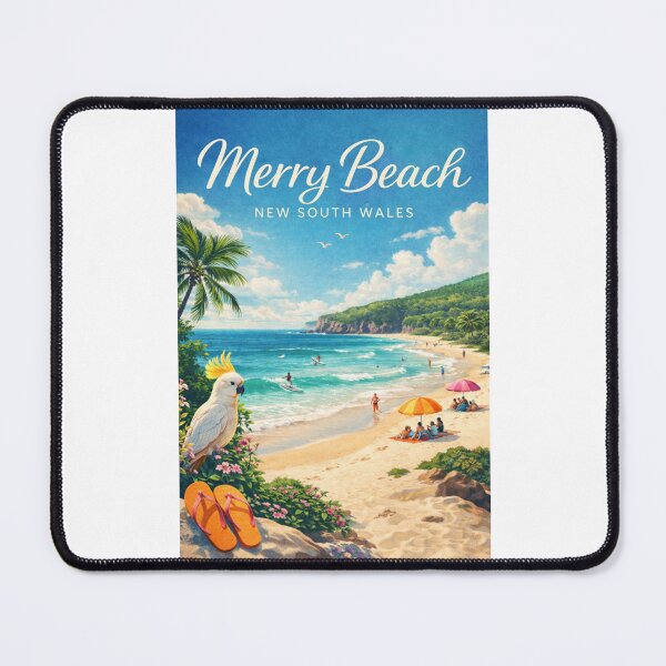 Item preview, Merry Beach New South Wales Kioloa Murramarang National Park South Coast Australia designed and sold by Places On Earth.