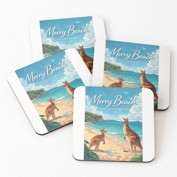 Item preview, Merry Beach New South Wales Murramarang National Park Kioloa South Coast Australia designed and sold by Places On Earth.
