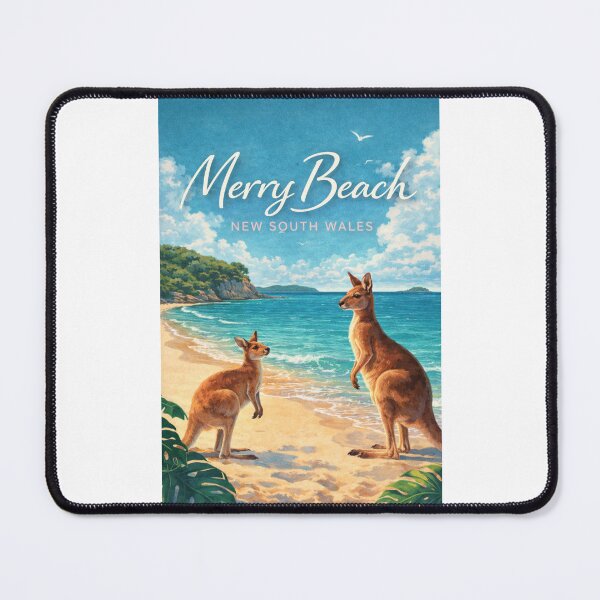 Item preview, Merry Beach New South Wales Murramarang National Park Kioloa South Coast Australia designed and sold by Places On Earth.