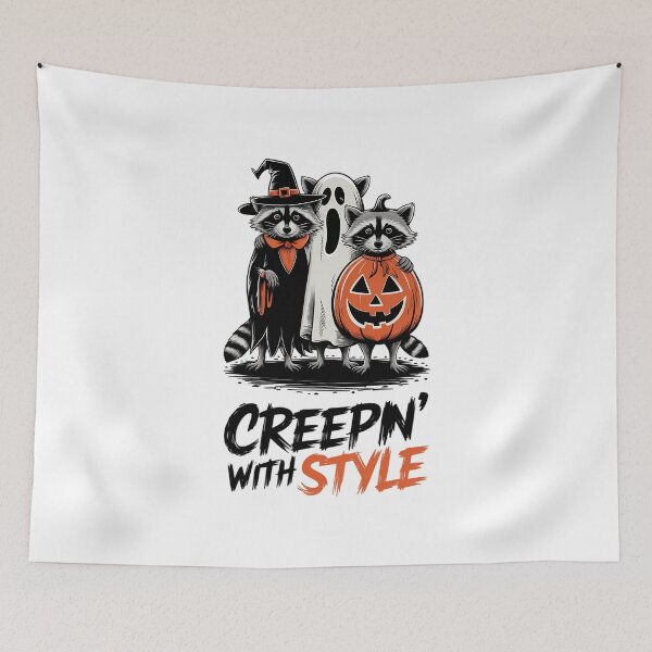 Item preview, Racoon Creepn with Style Halloween designed and sold by VENOM0RIOT.