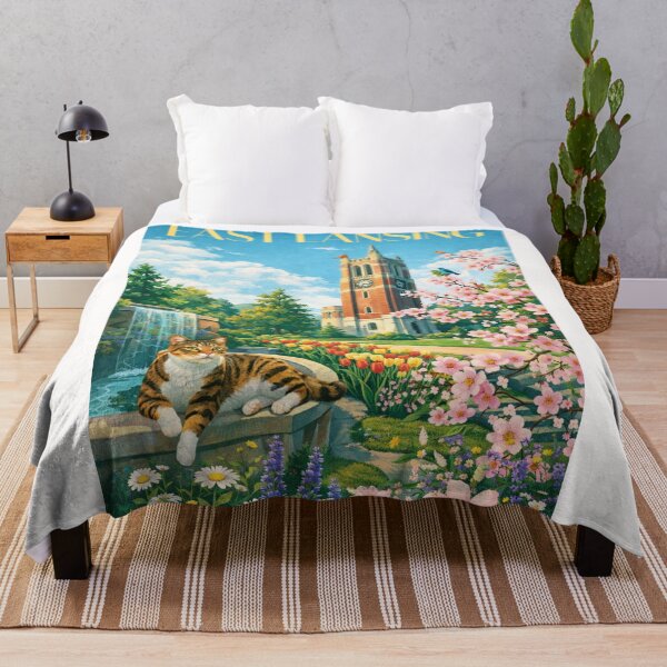 Item preview, East Lansing Michigan Michigan State University Beaumont Tower Ingham County designed and sold by Places On Earth.