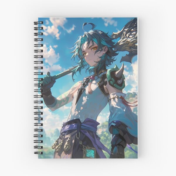 Item preview, Xiao Genshin Impact Anemo Polearm Warrior Under Bright Sky designed and sold by Tokyonomad.
