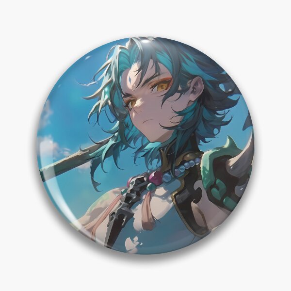 Item preview, Xiao Genshin Impact Anemo Polearm Warrior Under Bright Sky designed and sold by Tokyonomad.