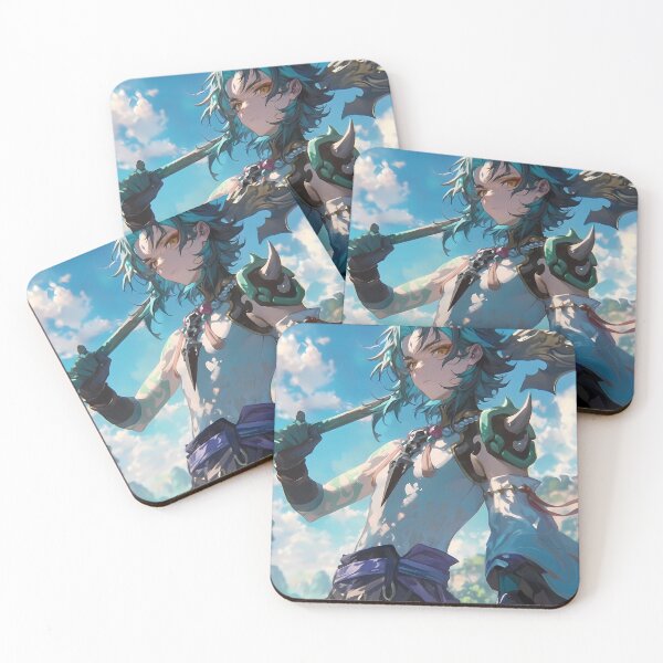 Item preview, Xiao Genshin Impact Anemo Polearm Warrior Under Bright Sky designed and sold by Tokyonomad.