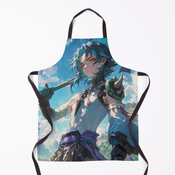Item preview, Xiao Genshin Impact Anemo Polearm Warrior Under Bright Sky designed and sold by Tokyonomad.