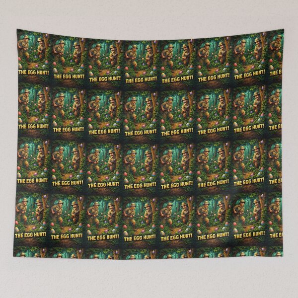 Item preview, The Egg Hunt – Funny Easter Explorer Adventure Parody Shirt designed and sold by Hornace88studio.