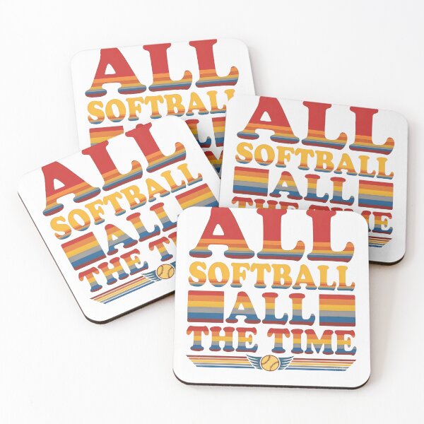 Item preview, Vintage All Softball All The Time Pride Rainbow Softball Fans designed and sold by NADIASHOP86.