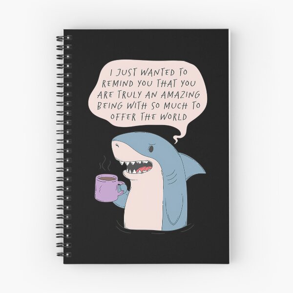 Item preview, Aggressively Supportive Shark Pep Talk Meme designed and sold by wunuhrhzjx25.