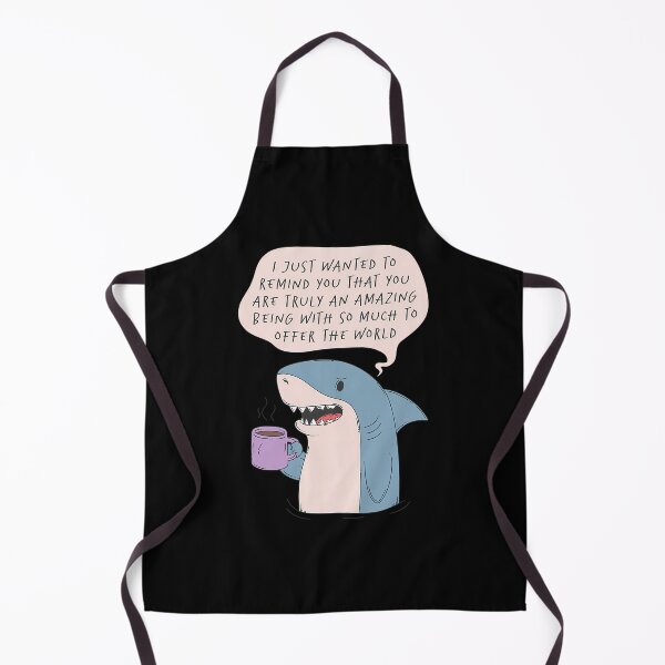 Item preview, Aggressively Supportive Shark Pep Talk Meme designed and sold by wunuhrhzjx25.