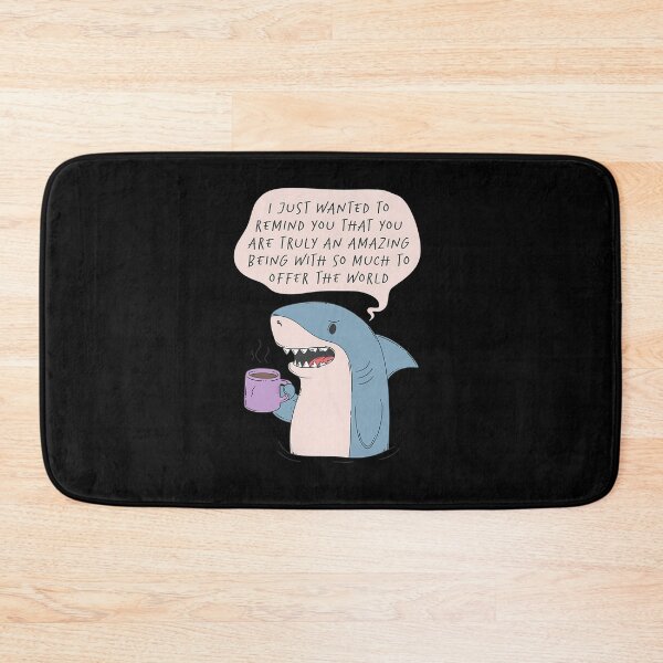 Item preview, Aggressively Supportive Shark Pep Talk Meme designed and sold by wunuhrhzjx25.