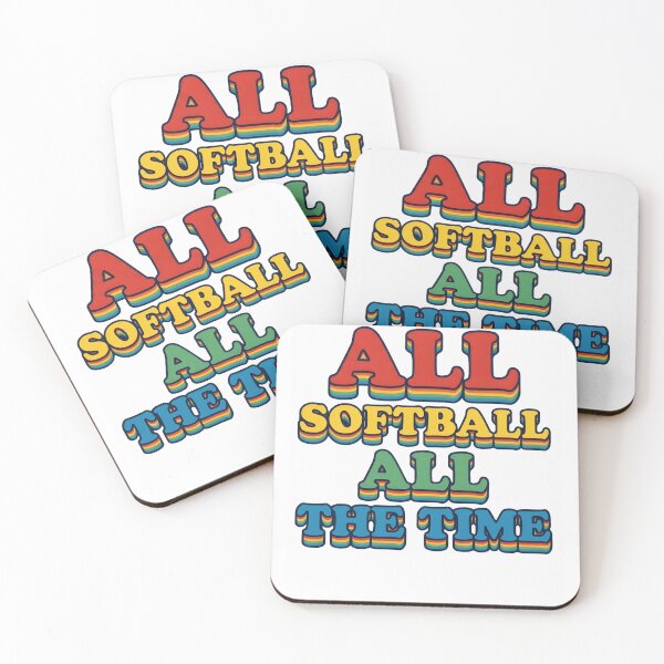 Item preview, Funny All Softball All The Time Rainbow Pride Players designed and sold by NADIASHOP86.